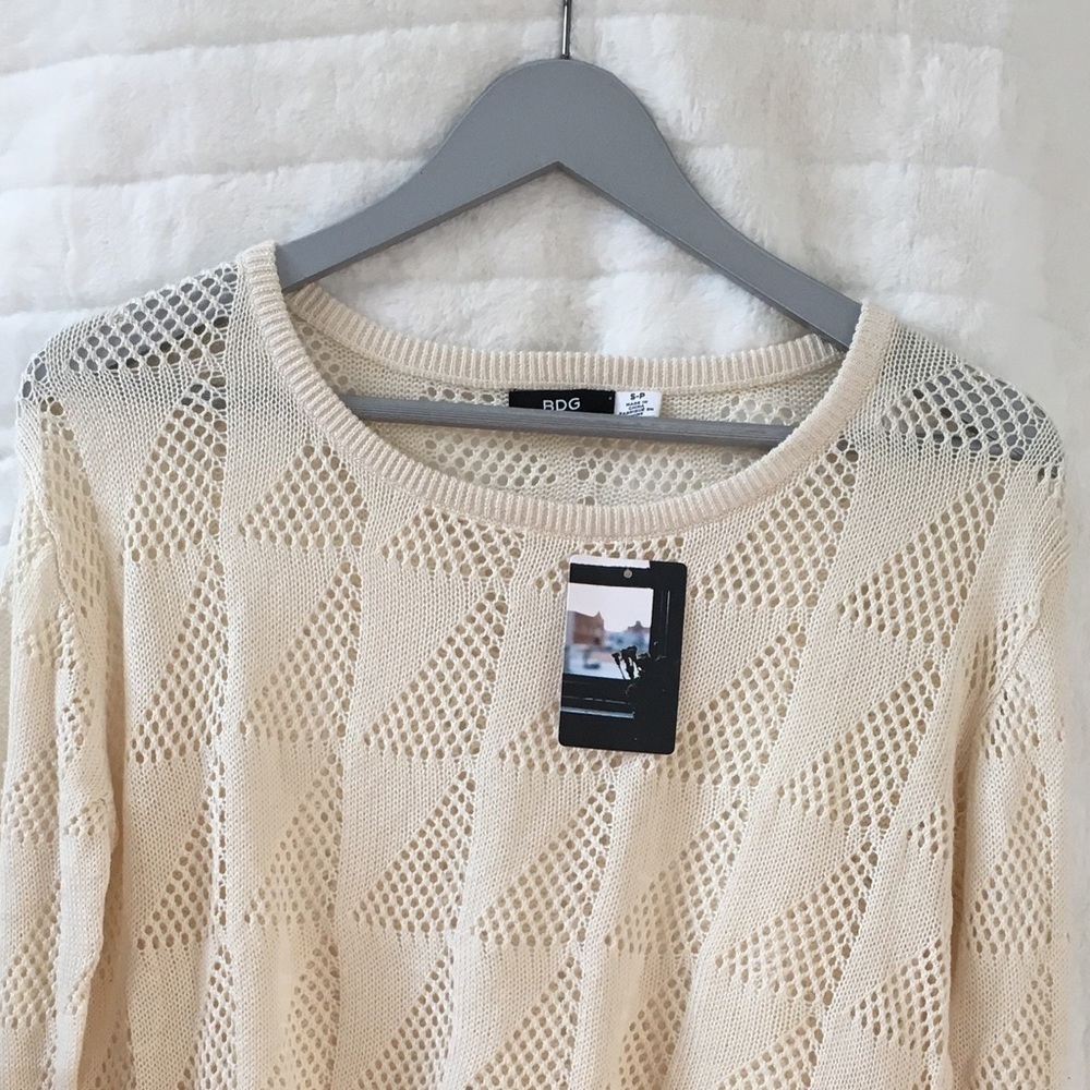 Urban Outfitters Loose Knit Crochet Sweater